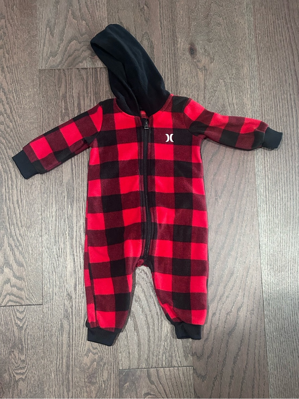 Hurley Size 9 month Baby Boy's One Piece Fleece Outfit